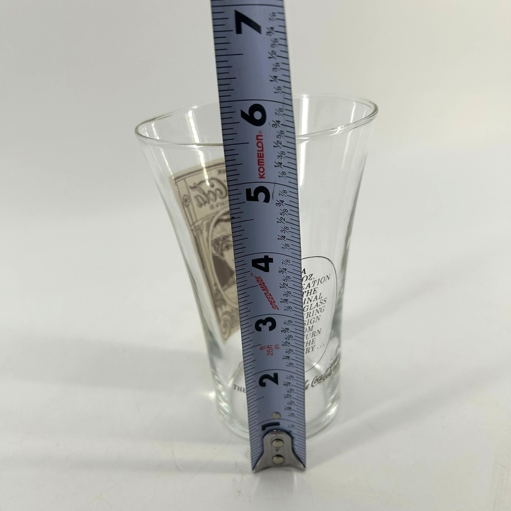 Set of 4 Coca-Cola 16oz Victorian Lady Flair Glasses Turn of the Century Glasses - Picture 7 of 7